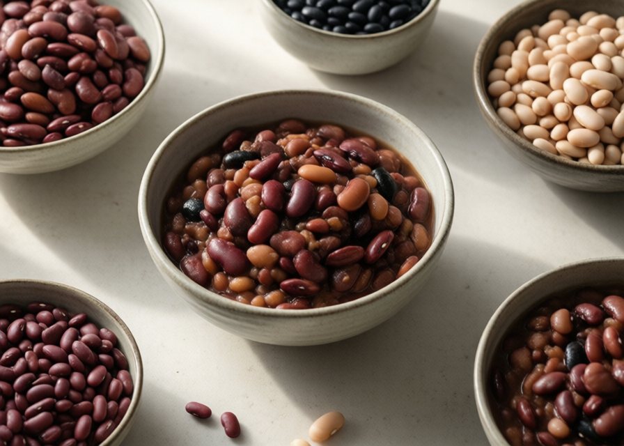 An assortment of beans