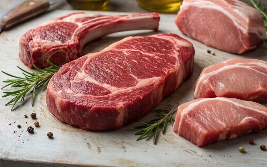 Red meat: beef and lamb