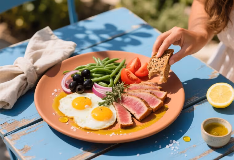 Aegean Tuna & Green Bean Brunch Platter