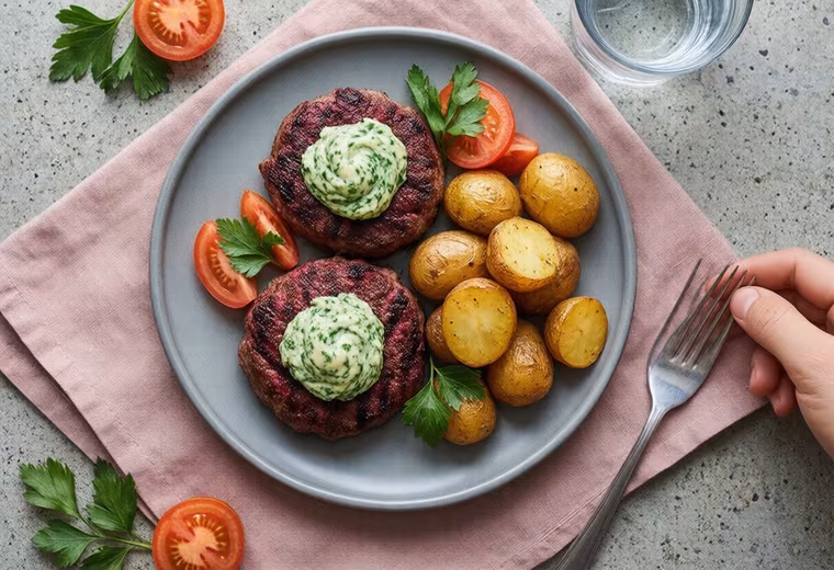 Beef Lindström — Swedish Beef Patties with Beetroot & Capers