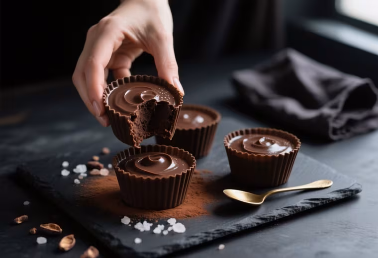 Chilled Avocado Cacao Cups