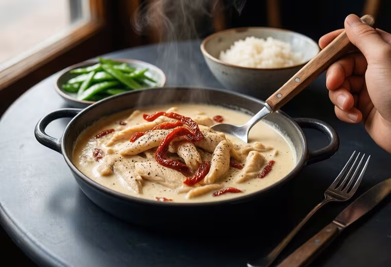 Creamy Chicken & Sun-Dried Tomato Stew