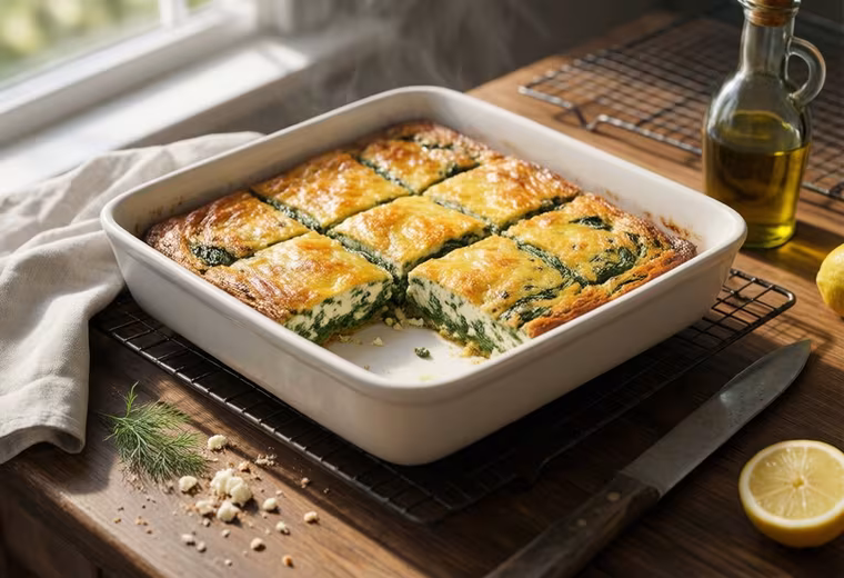Crustless Spanakopita-Style Squares (Gluten-Free)