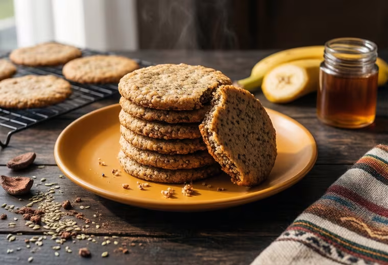 Peruvian-Inspired Quinoa Banana Breakfast Cookies (Vegan, GF)