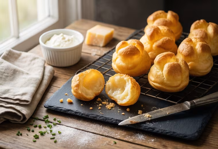Protein-Rich Brazilian Tapioca Puffs (light pão de queijo-style)