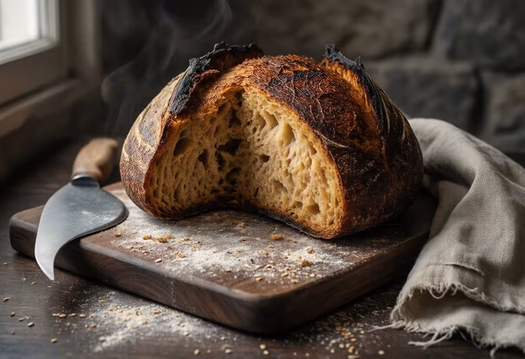 Spelt Country Boule with Wild Sourdough