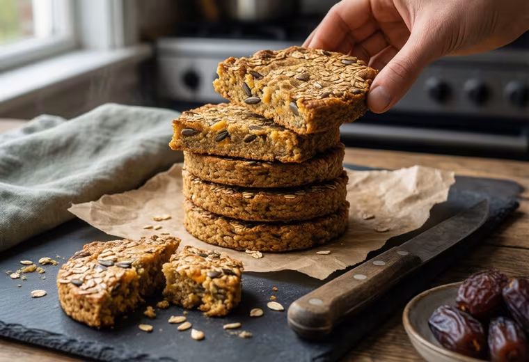 Toasted Seed & Oat Flapjack Bars
