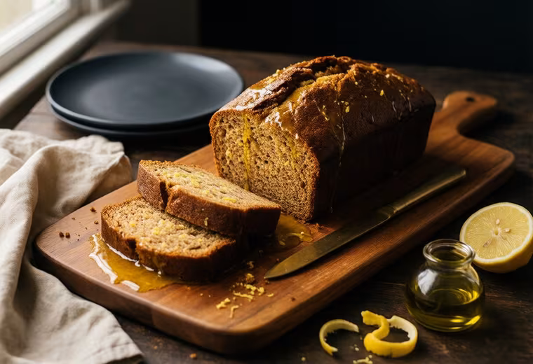 Whole-Wheat Lemon-Yogurt Olive Oil Loaf