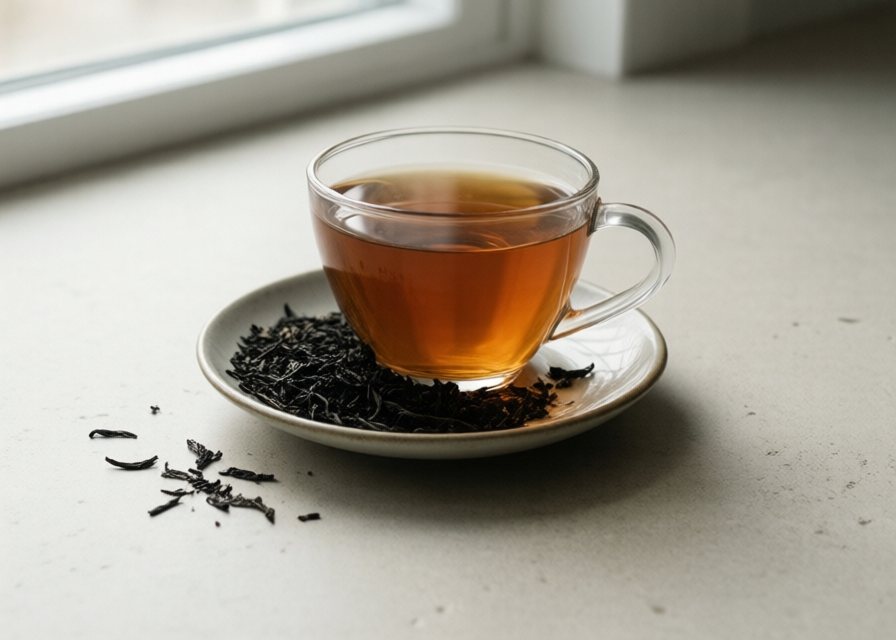 A cup of black tea